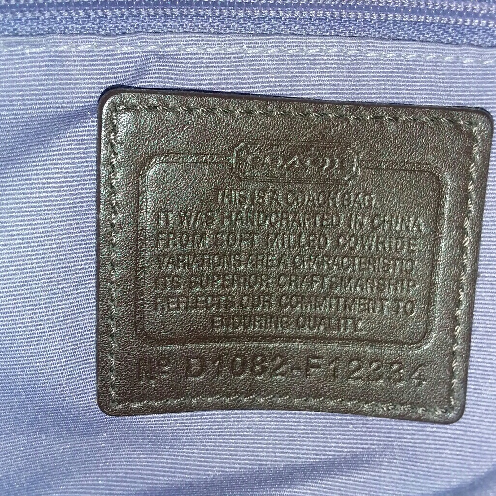 Genuine Coach purse